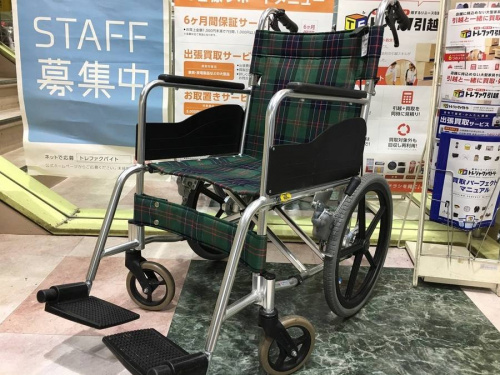 アウトドア用品の車椅子