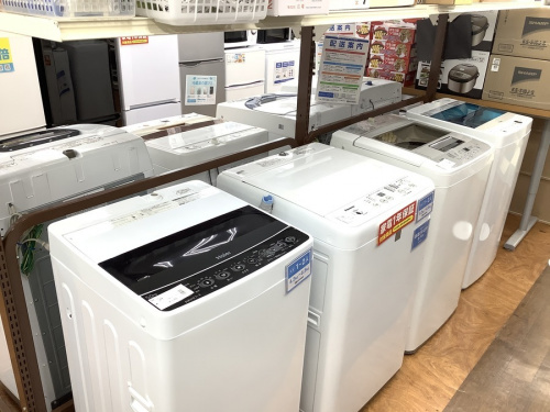 生活家電の洗濯機