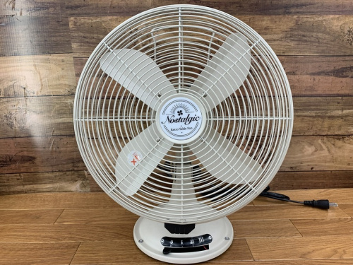 扇風機 サーキュレーター テーブルファンのトロファン RT-T1823 未使用 アイボリー