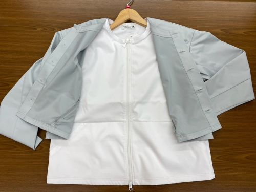 レイヤードジャケットのLe coq sportif