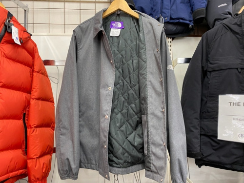 中綿コーチジャケットのTHE NORTHFACE PURPLELABEL