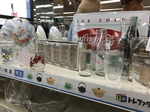 レトロ食器のガラス食器