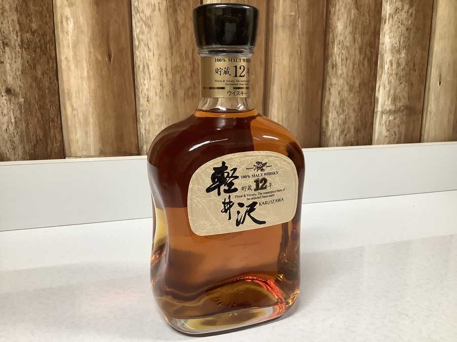 未開栓】軽井沢 貯蔵12年 100％モルトウイスキー - ウイスキー
