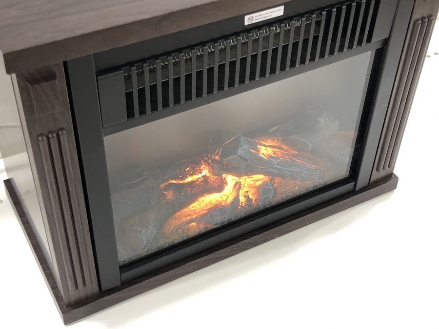 暖炉型ファンヒーター 1000W 2016年製 ニトリ NTL1000K16 電気ファン