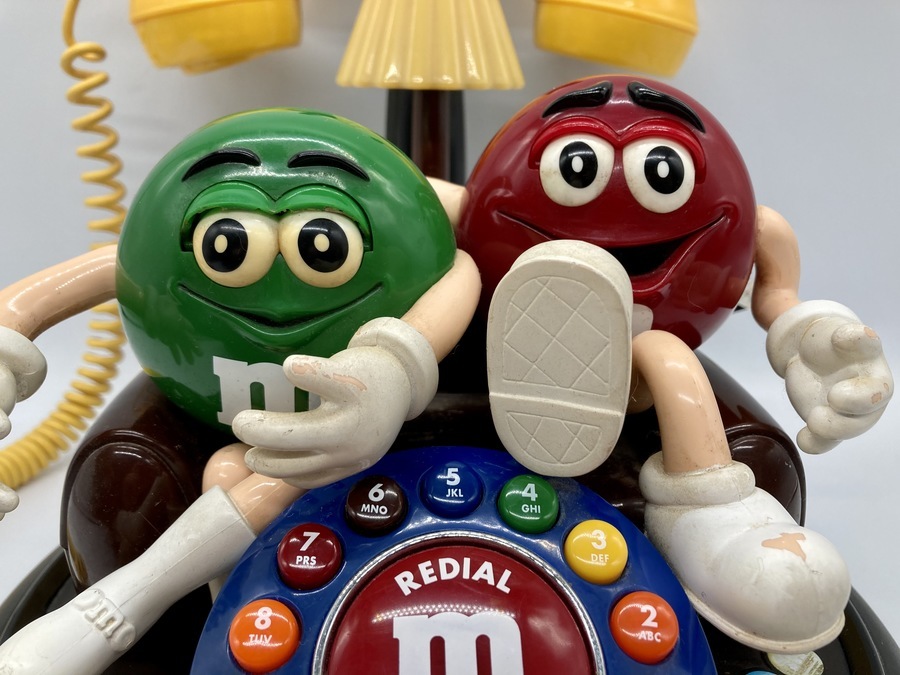m&m's エムアンドエムズ キャラクターのおしゃべりする電話機