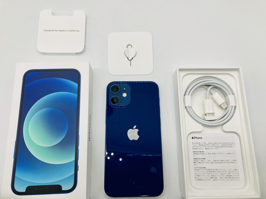 Apple iPhone 12 ディープブルー 本体 箱付き 高級感あるディープブルー！iPhone 12 miniが入荷しました