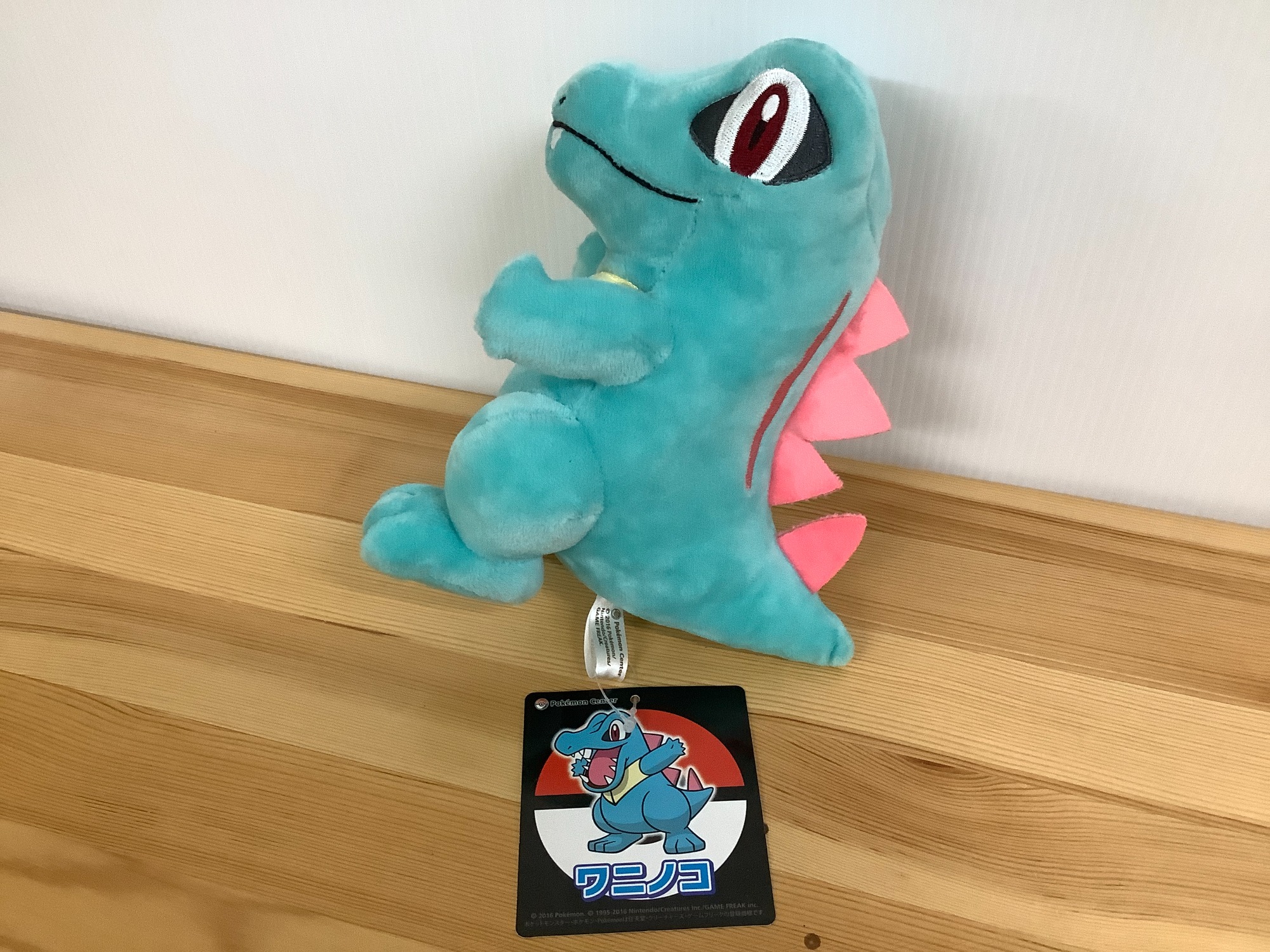 【GINGER掲載商品】 ポケモンの公式ぬいぐるみ、ワニノコ、ポニータが入荷致しました ぬいぐるみ