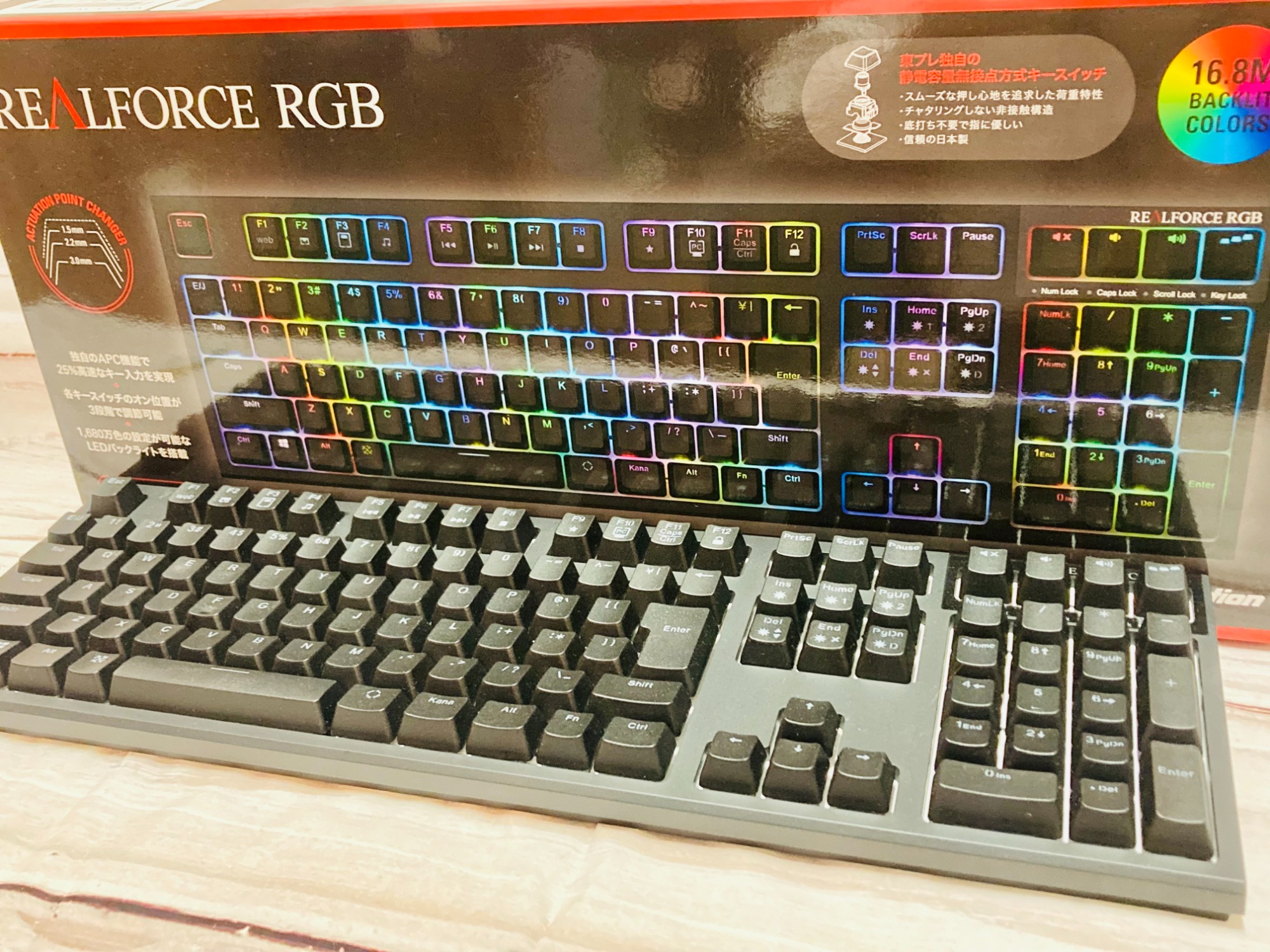 東プレ REALFORCE RGB 日本語配列 REALFORCE R2A-JP4G-BK RGB