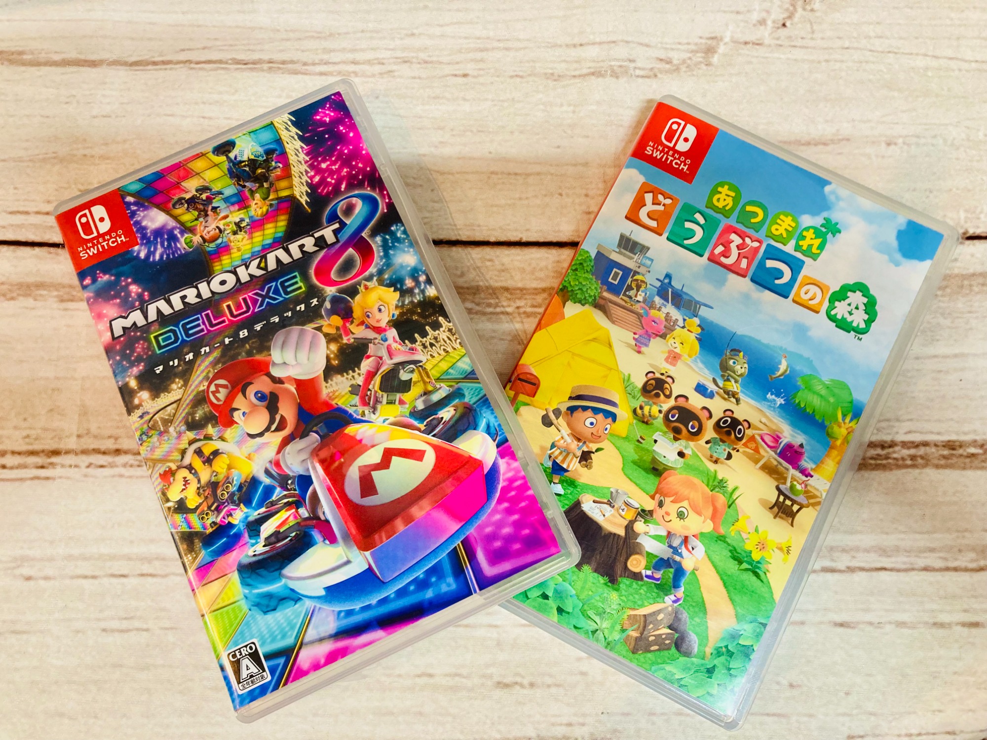 Switchソフト　マリオカート8 ゼルダの伝説　あつまれどうぶつの森 Switch マリオカート8 デラックス、あつまれ どうぶつの森