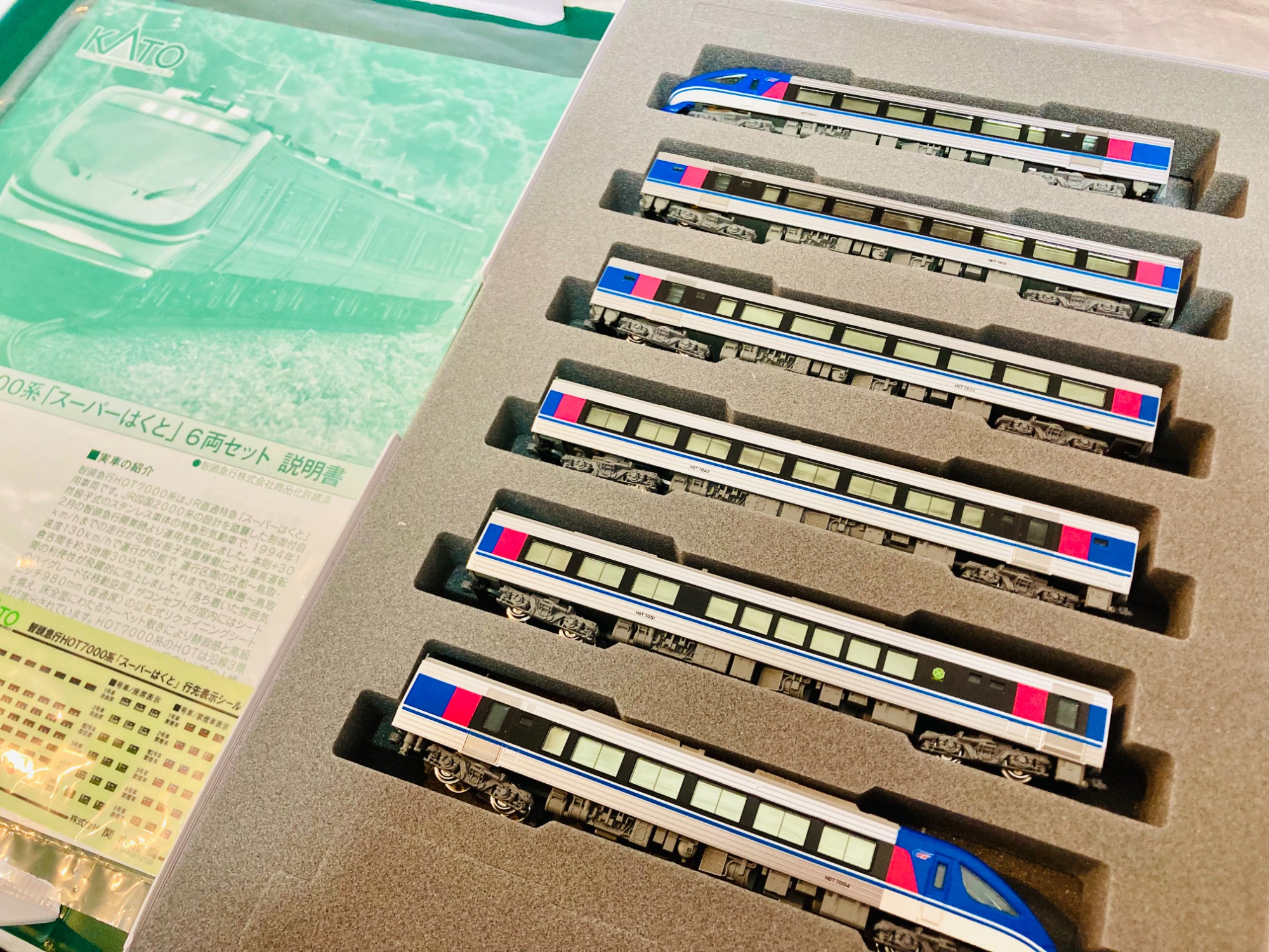 KATO(カトー)Nゲージ智頭急行HOT7000系「スーパーはくと」が入荷しま