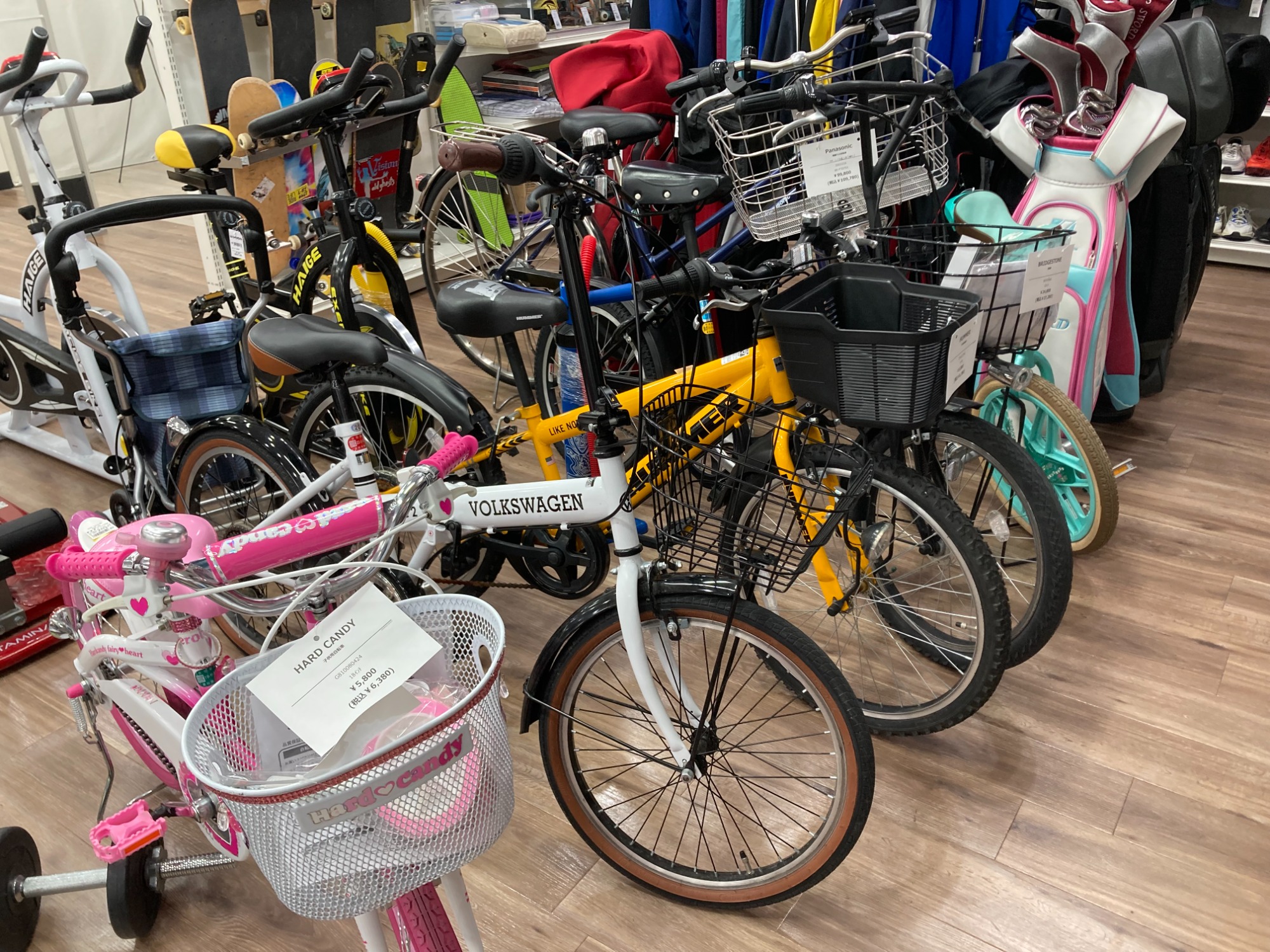 VOLKSWAGEN(フォルクスワーゲン)の折りたたみ自転車が入荷致し