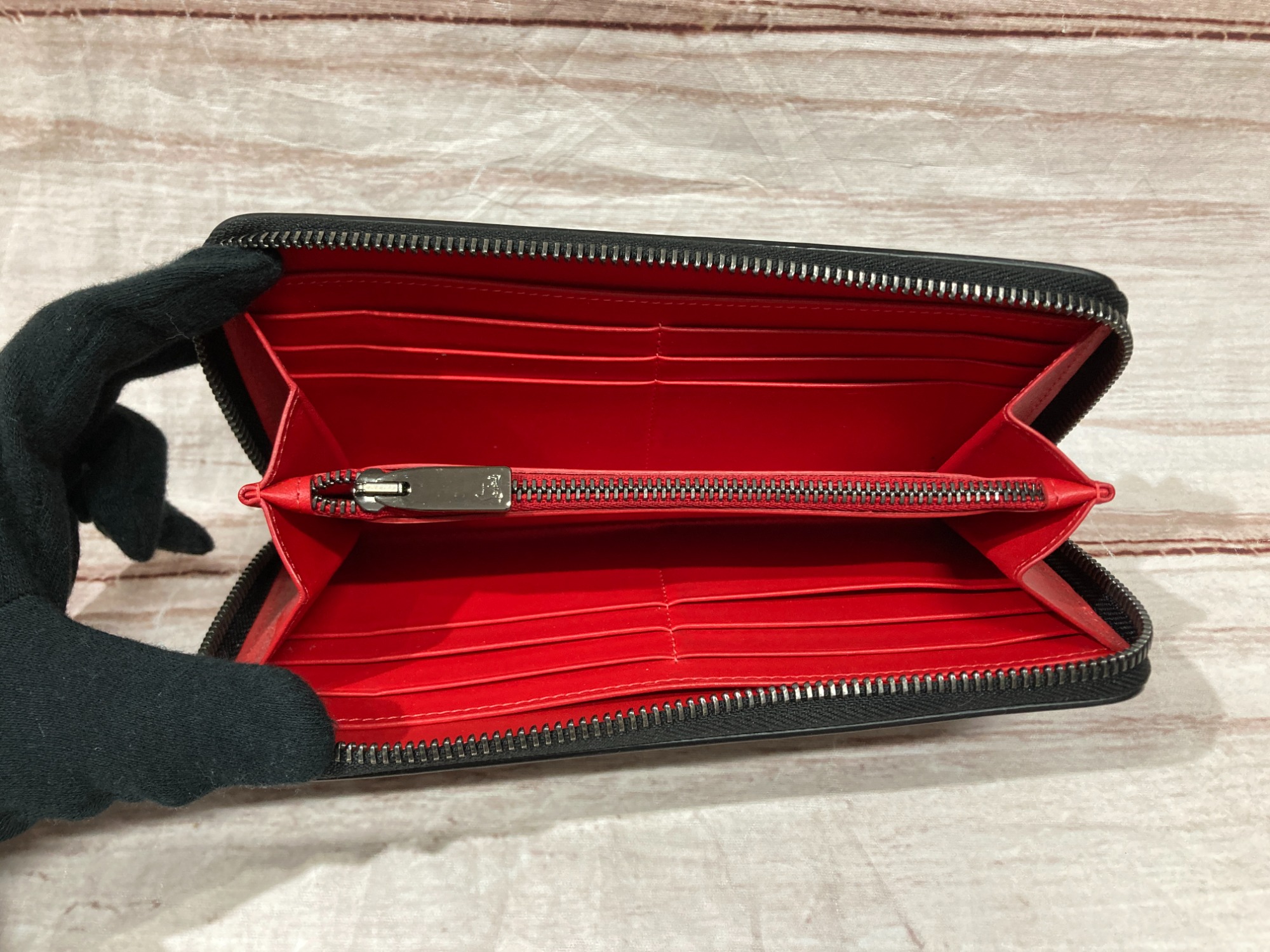Panettone wallet レッド カーフレザー - Accessories - Men
