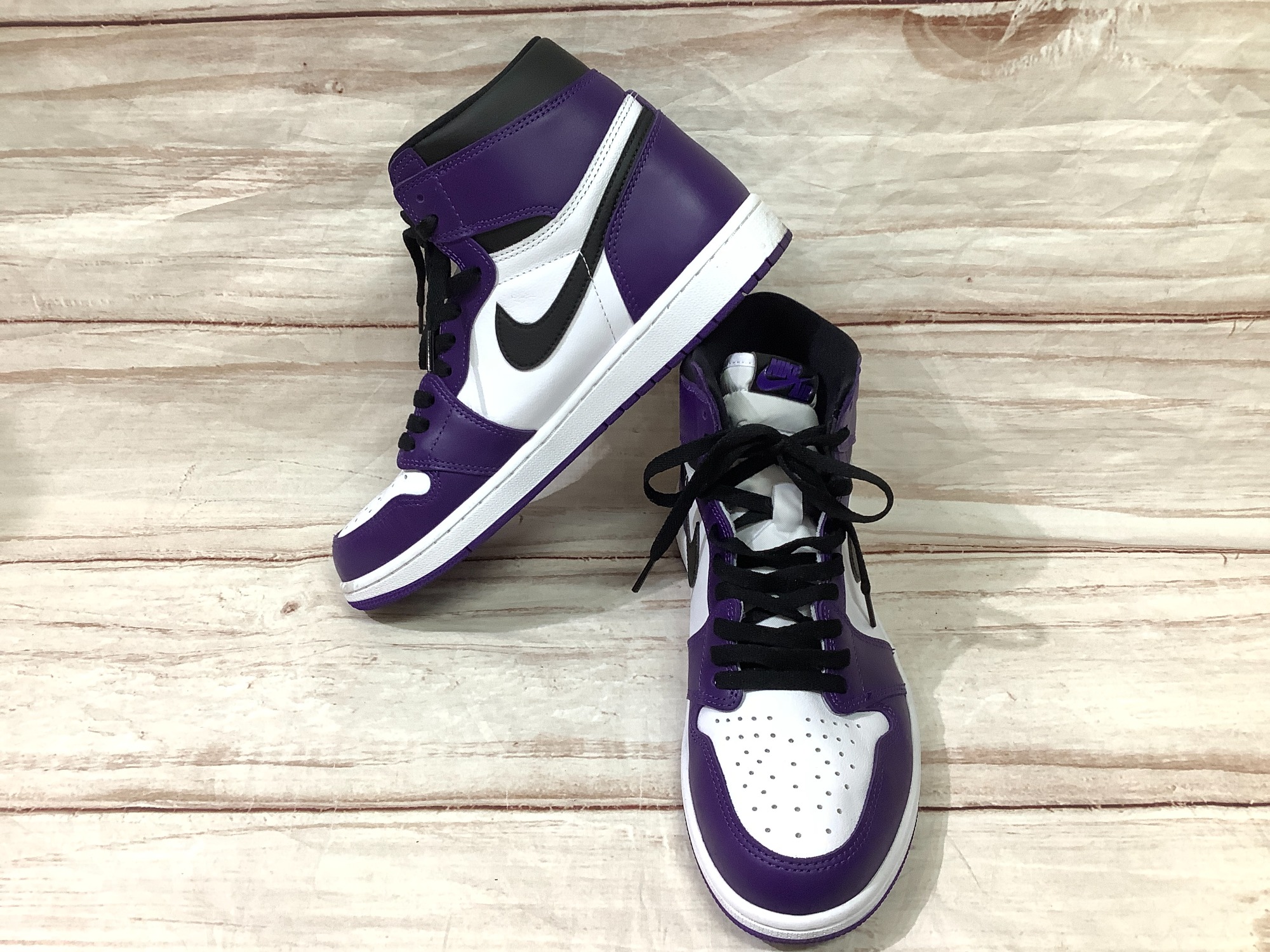 エアジョーダン 7 ブラック/パープル ハイカットシューズ