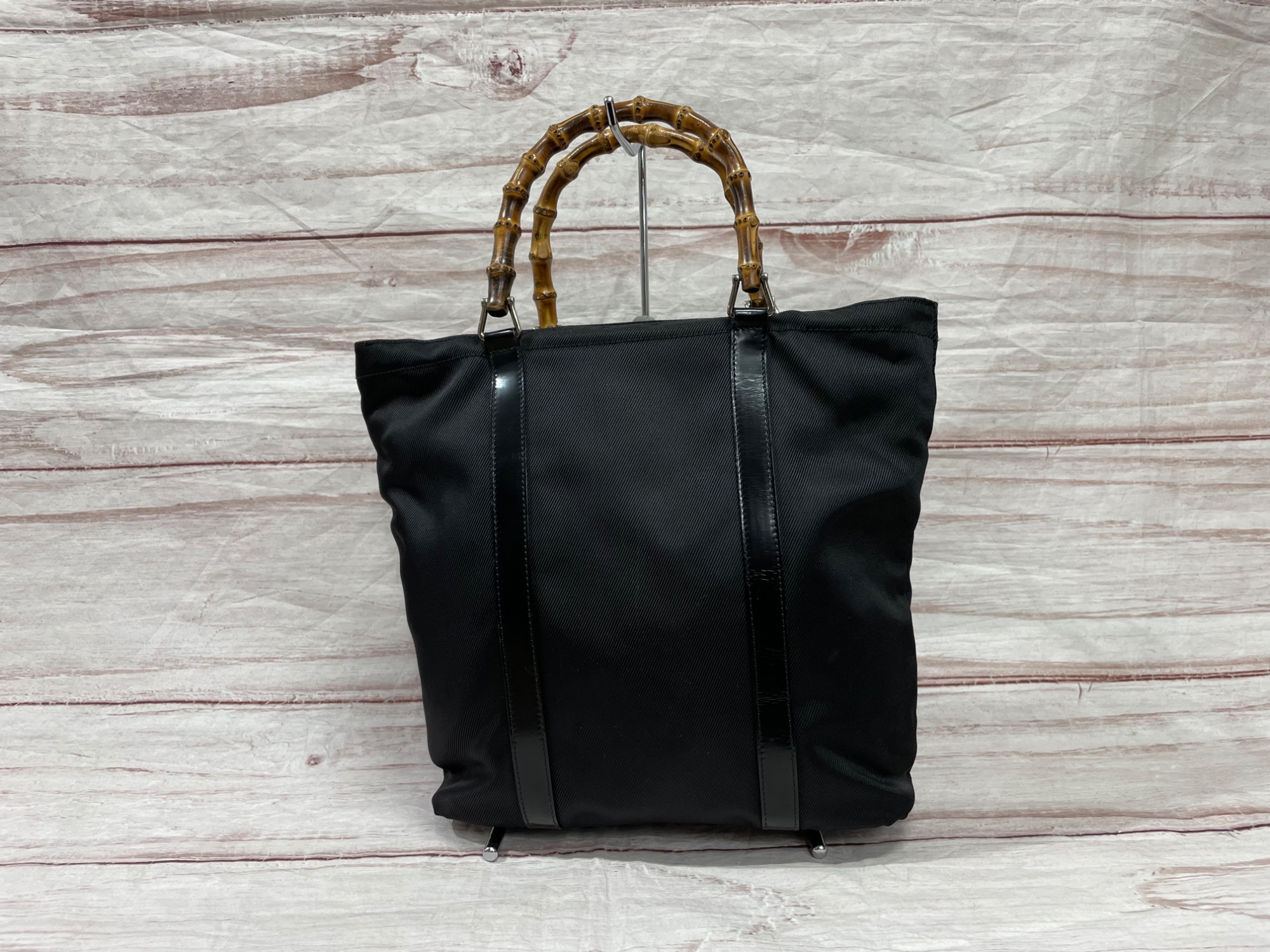 GUCCI（グッチ）トートバッグ バンブー ブラック を買取入荷しました
