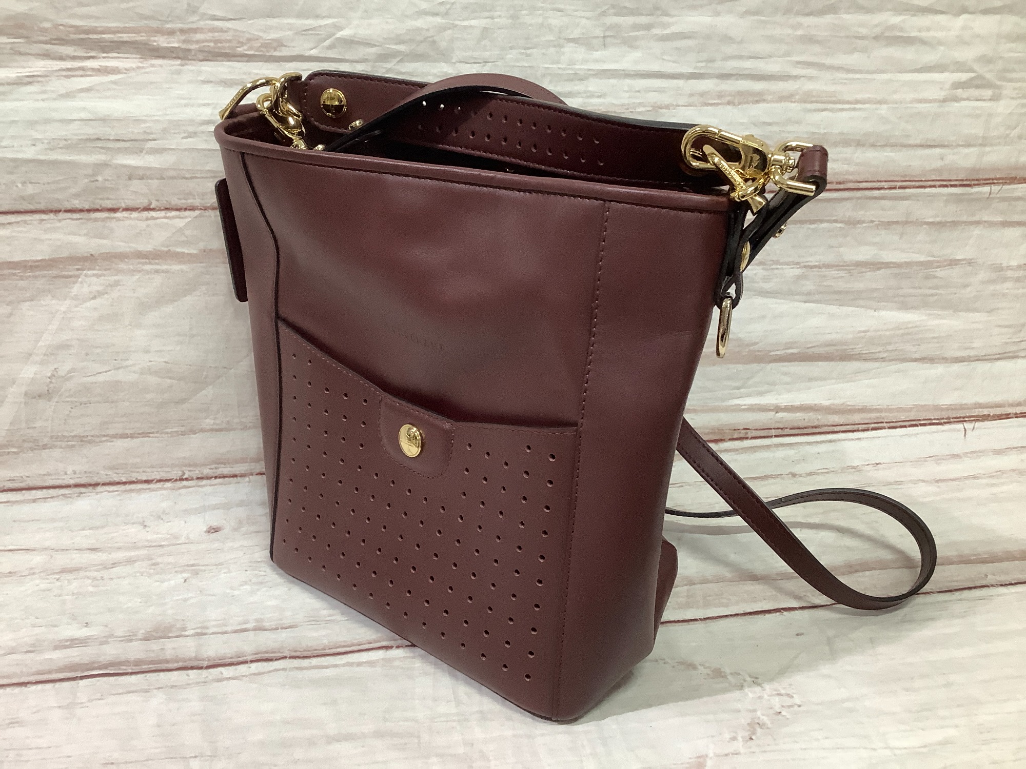 LONGCHAMP（ロンシャン）レザーショルダーバッグ マドモワゼル