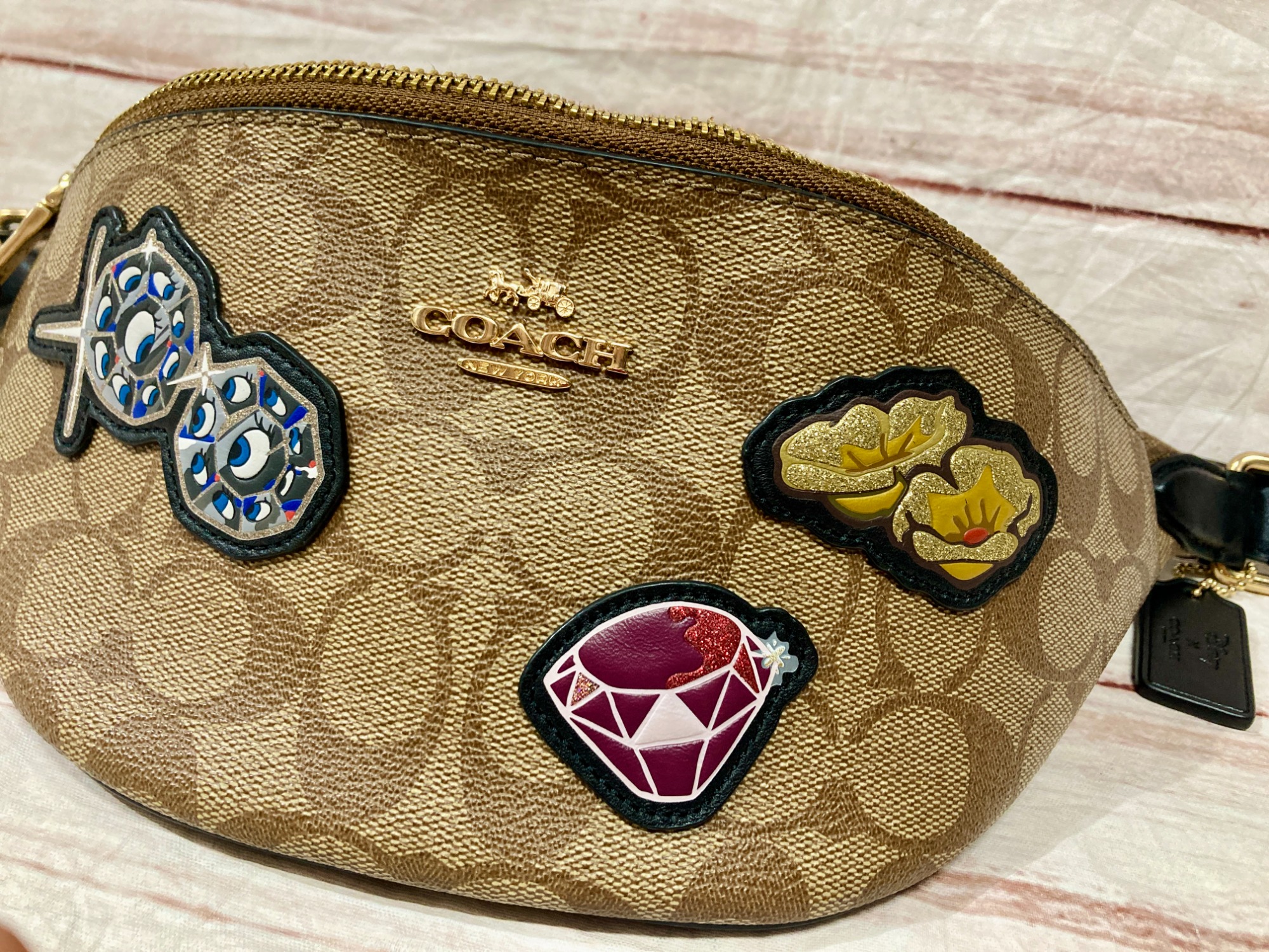 COACH コーチ ウエストポーチ ボディバッグ メンズ ディズニー