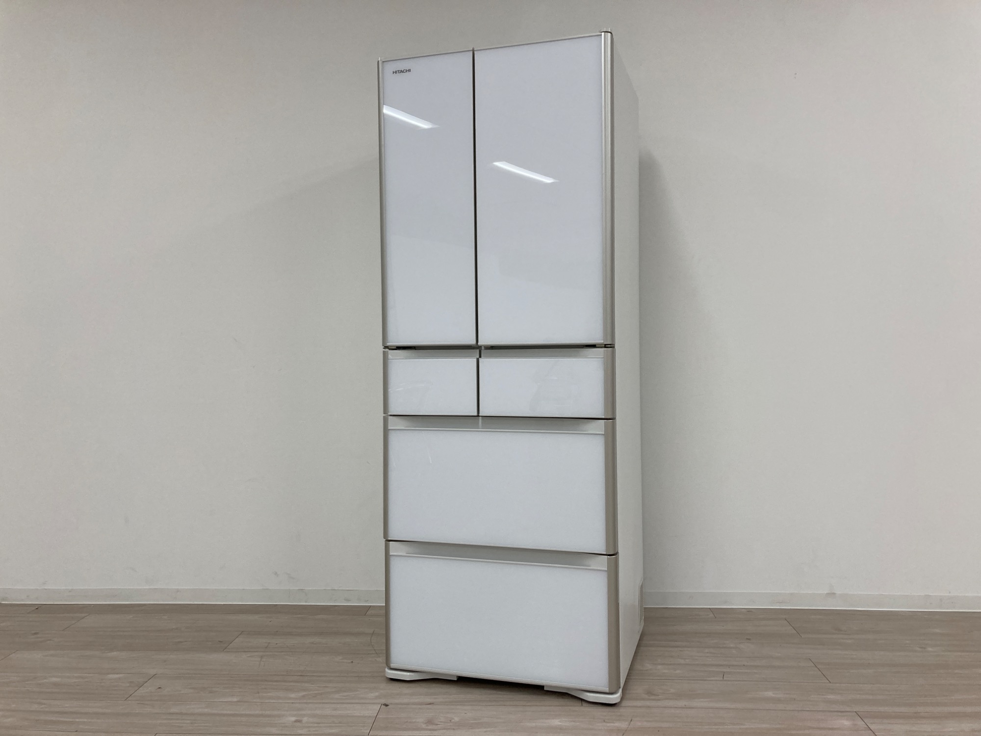 【処分目前】日立ノンフロン冷蔵庫475L R-XG48J(XH)型　2019年製 R-XG48J-XH 冷蔵庫 真空チルド XGタイプ グレイッシュブラウン