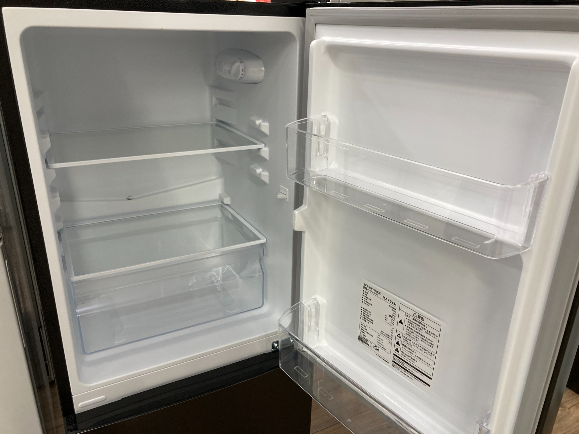 MAXZEN(マクスゼン)2ドア冷蔵庫2024年製 117Lを買取入荷致しまし