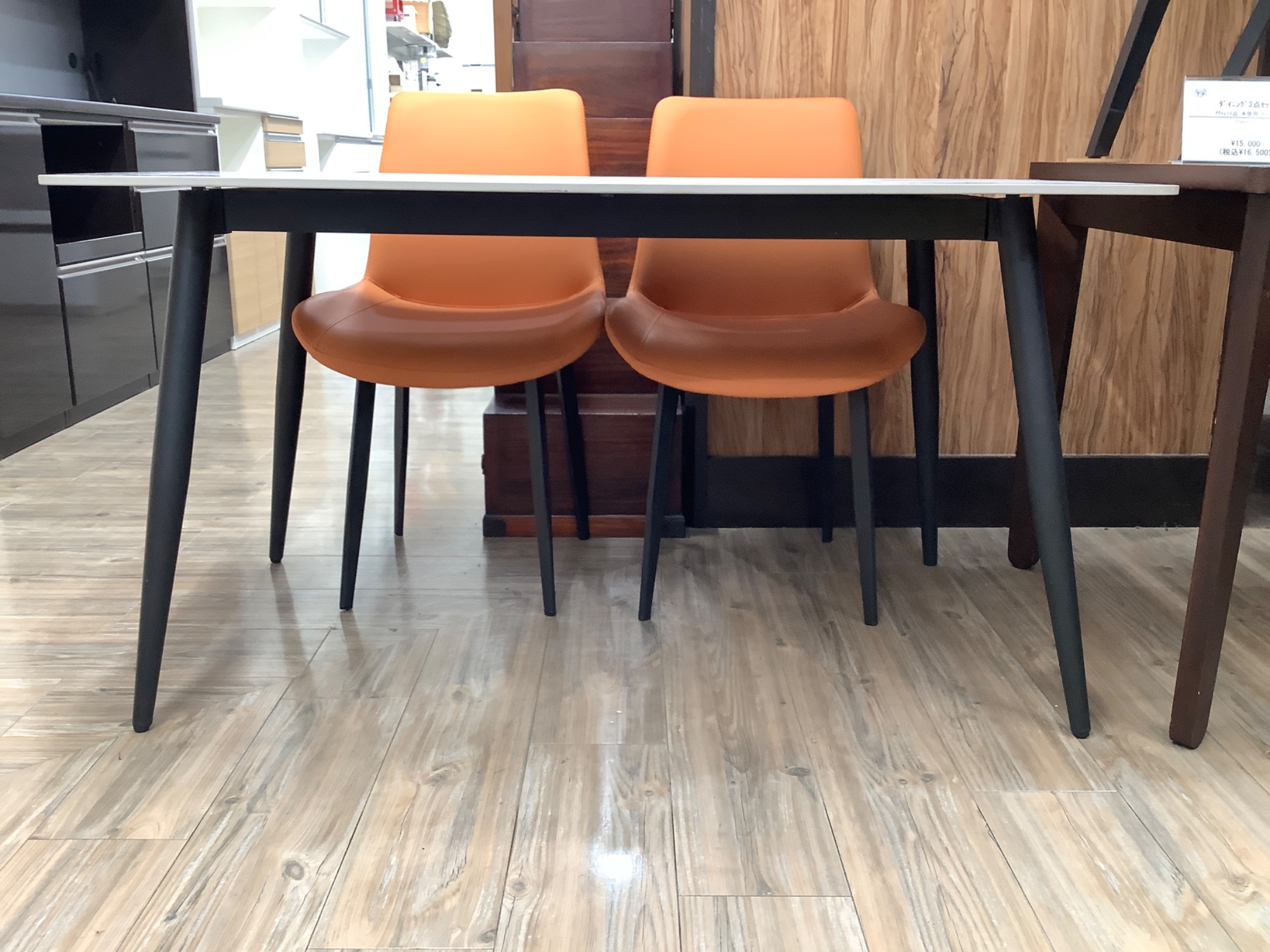 セラミックダイニング5点セット アーバン通商 （未使用品） ホワイト