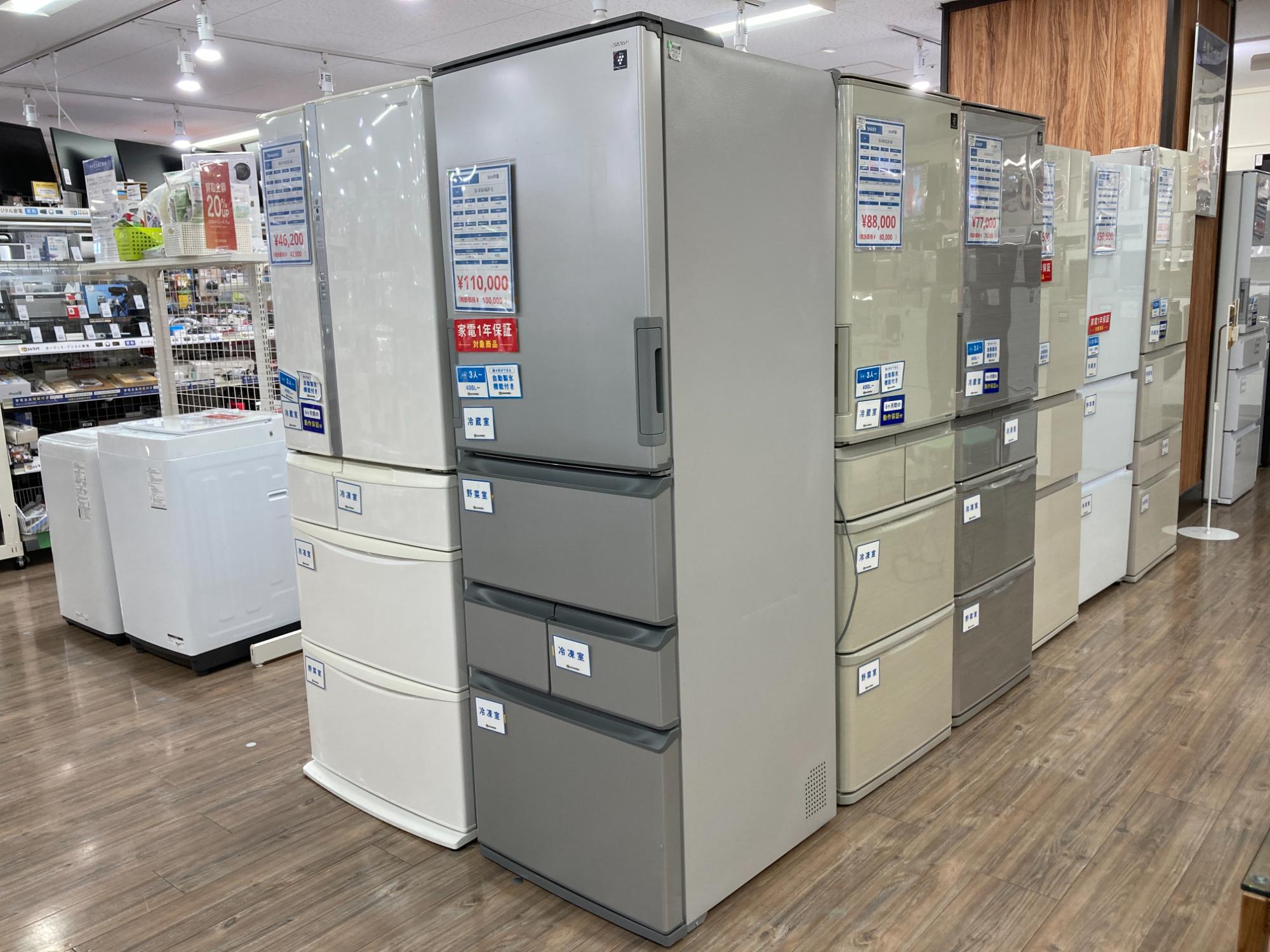 5ドア冷蔵庫 MITSUBISHII（ミツビシ）MR-MB45H-C2 2022年製451L が買取 