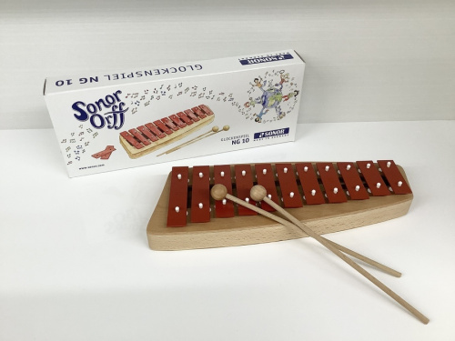 中古楽器店の鉄琴 中古