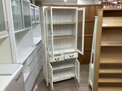 レトロデザイン キャビネット 食器棚 買取販売