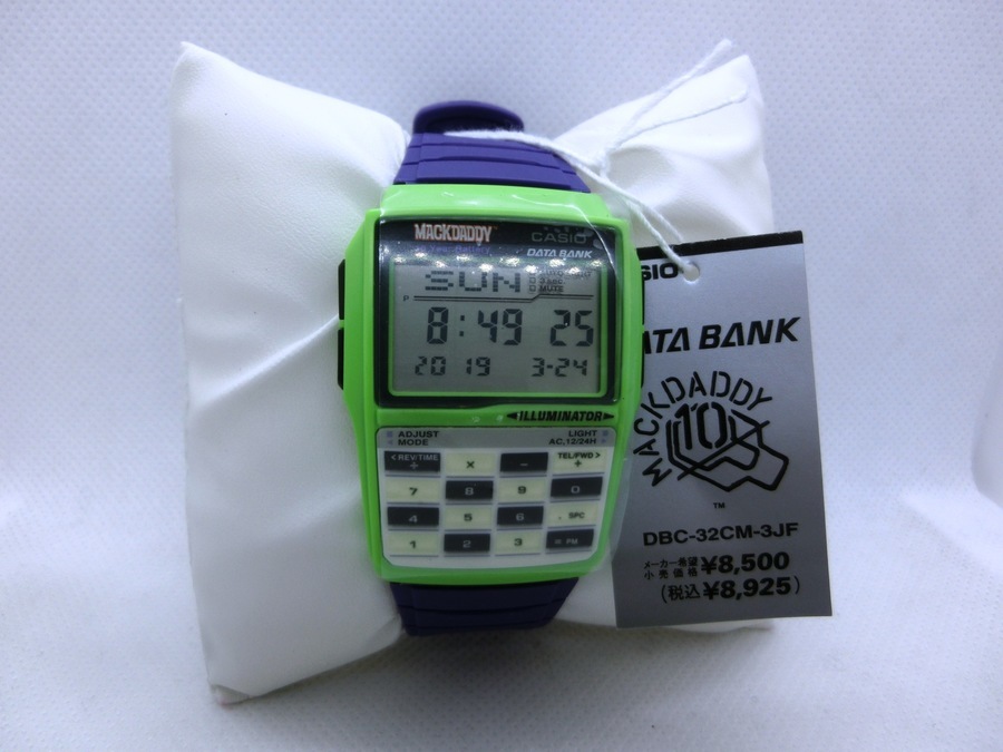 Mackdaddy × CASIO カシオ データバンク 10周年モデル