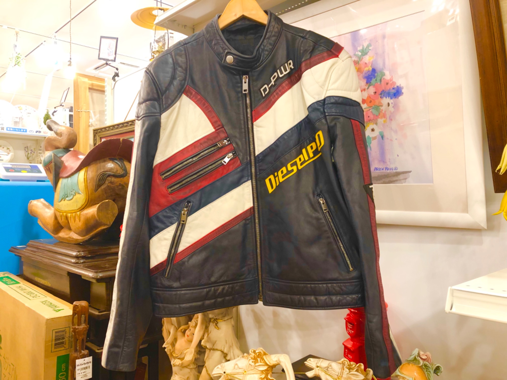 DIESELのシングルライダースジャケットが入荷しましたのでご紹介します