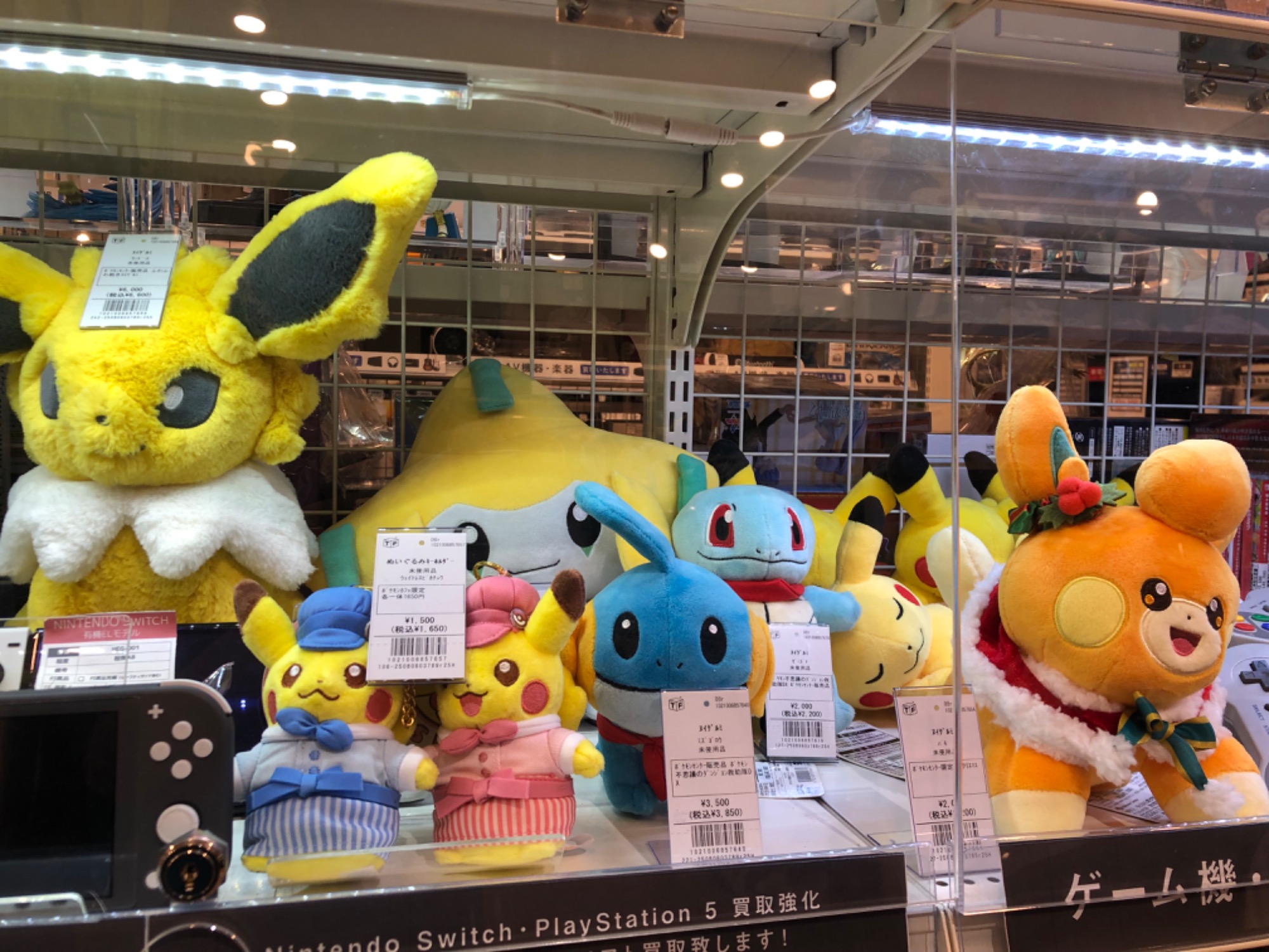 気まぐれ値下げ　　ほぼ未使用 ポケモン ぬいぐるみ ☆新品未使用☆ ぬいぐるみ 2点セット ポケモンセンターヒロシマ
