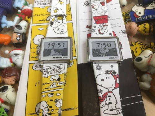 smart canvas 腕時計 ウッドストック 2018年製 デジタル とっとこハム太郎×smart canvas（スマートキャンバス）デジタル