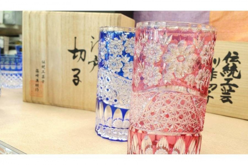 和食器の江戸切子