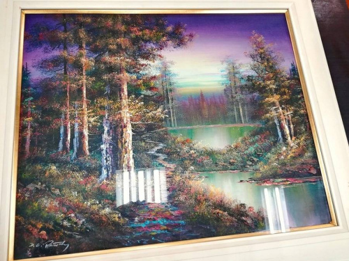 油絵の絵画
