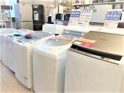 洗濯機の冷蔵庫