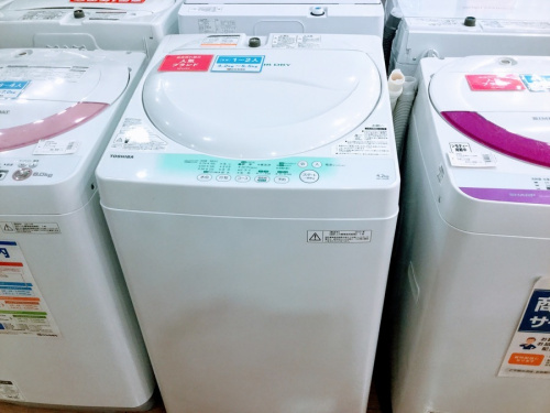 生活家電の洗濯機