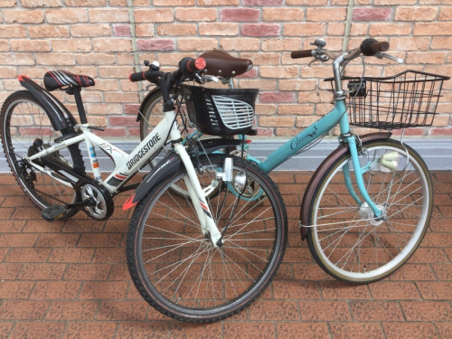 アウトドアの自転車