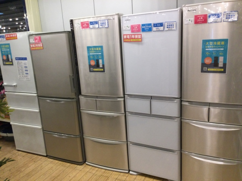 生活家電の冷蔵庫