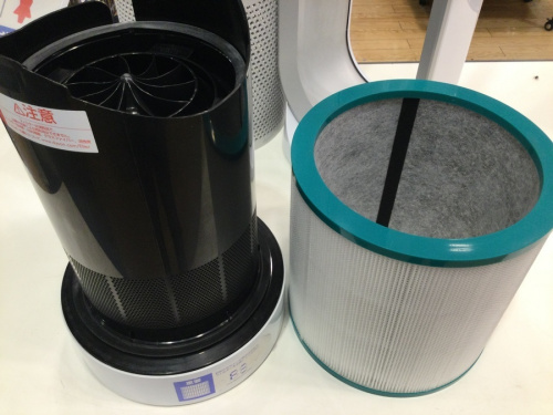 夏物家電のタワーファン　空気清浄機
