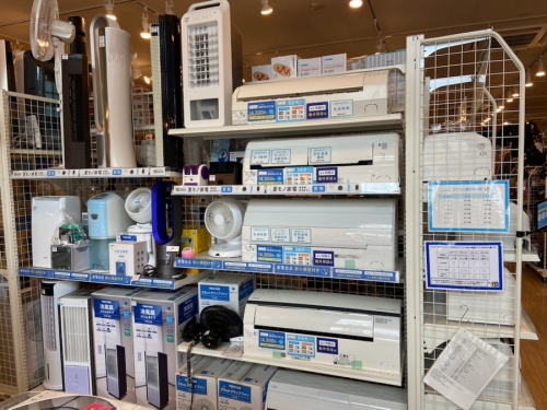 季節家電の中古エアコン