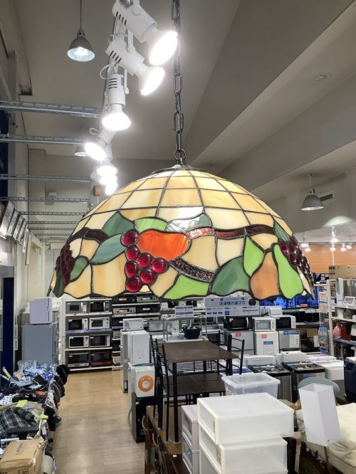 吊り下げ照明のステンドグラス照明
