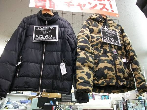 独特な-A BATHING APE - •ＡＰＥ エイプ •ダウンジャケット