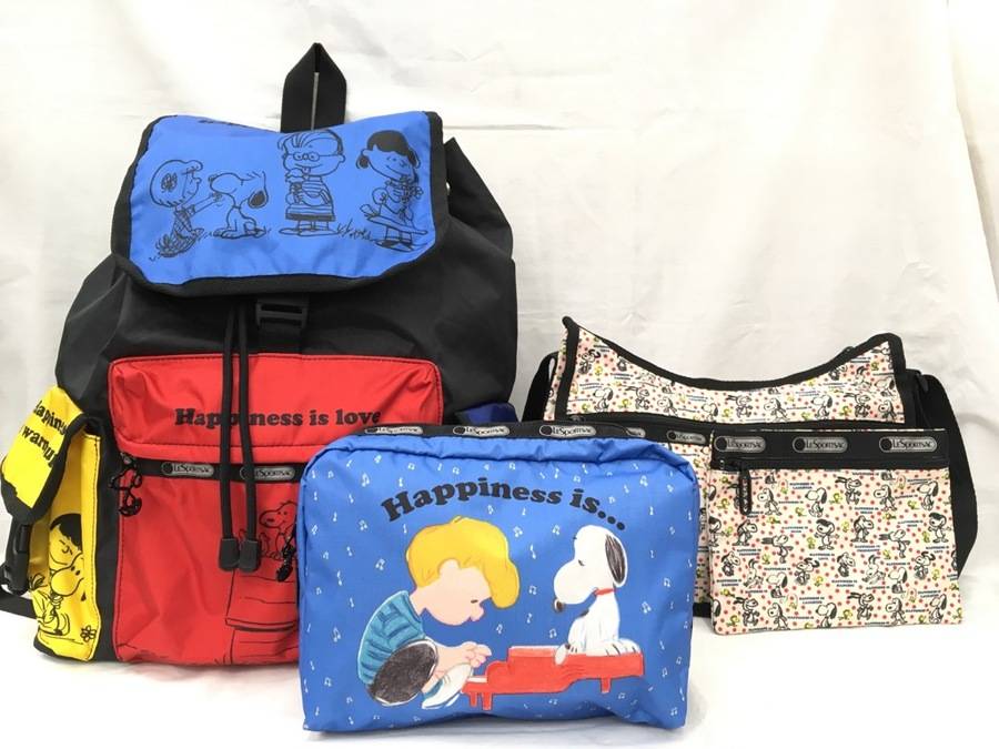 レスポとスヌーピーのコラボバック レスポートサック】スヌーピーでおなじみ「PEANUTS」とのコラボ