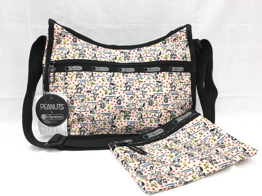 スヌーピー レスポートサック レスポ lesportsac バックパック PEANUTS×LeSportsac ROUTE BACKPACK (ピーナッツギャング)