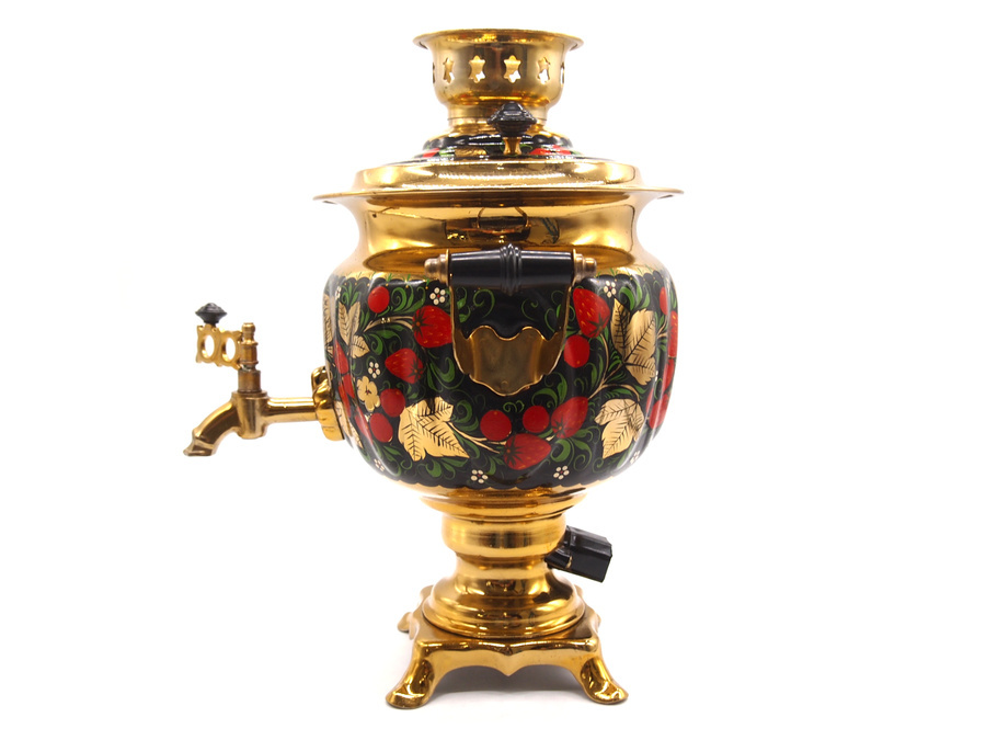 アンティーク サモワール 赤・金・黒 ロシア製 ホフロマ柄 サモワール入荷【上福岡店】｜2020年11月23日