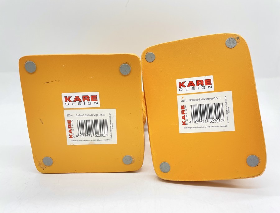 KARE / カレ ブックエンド ゴリラオレンジセットが入荷しました