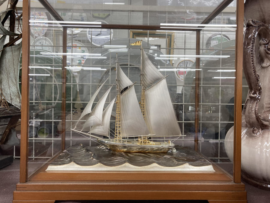 武比古 ヨット セット 純銀 額 ヨット 3号 - TAKEHIKO - 武比古 - 日本の伝統工芸・関工芸