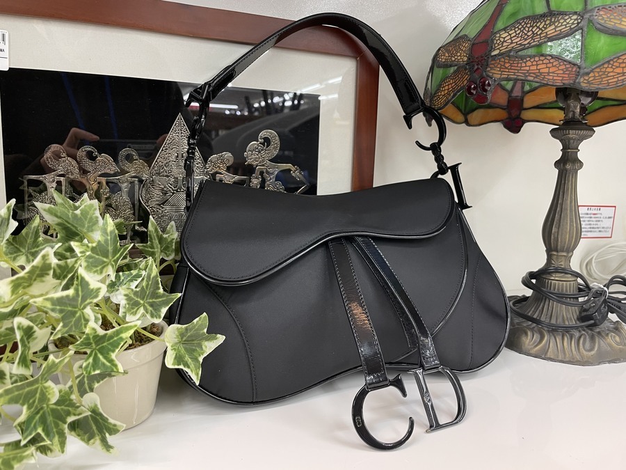 Christian Dior クリスチャンディオールダブルサドルバッグトロッター