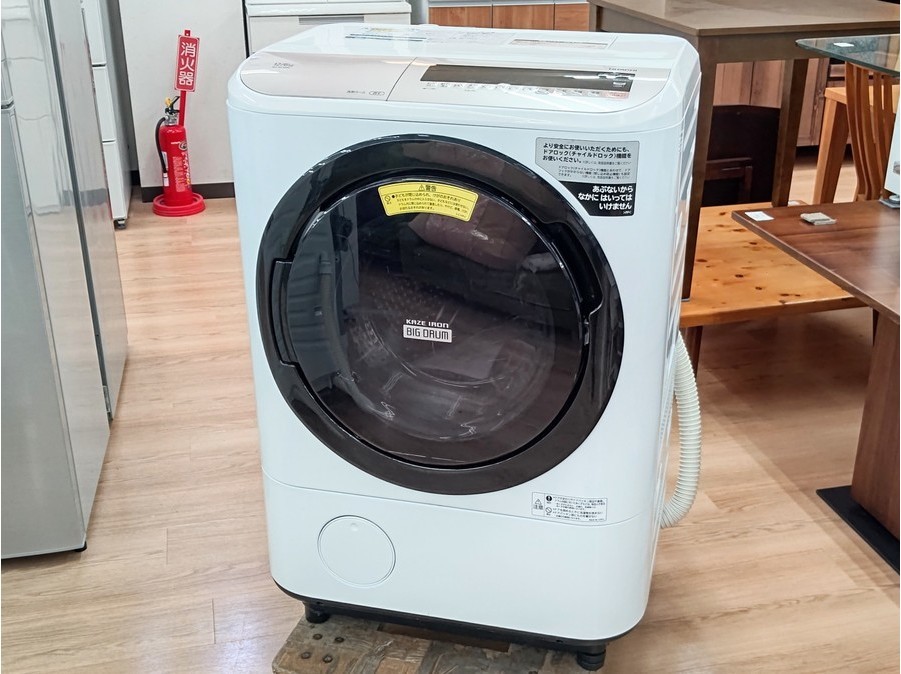 HITACHI(日立) ドラム式洗濯乾燥機 BD-NV120CL 入荷しました