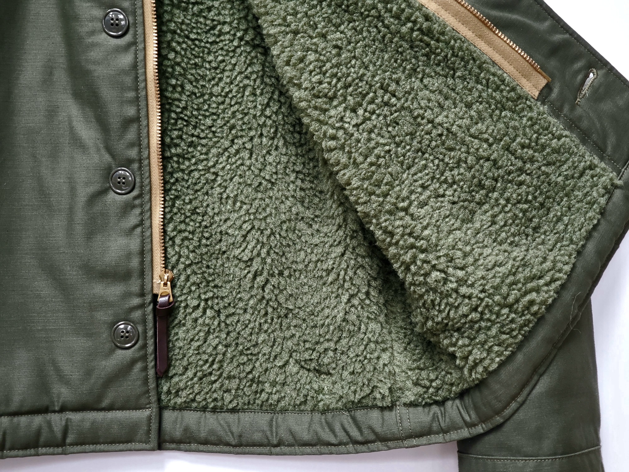 Brixton A-2デッキジャケット Mサイズ オリーブ