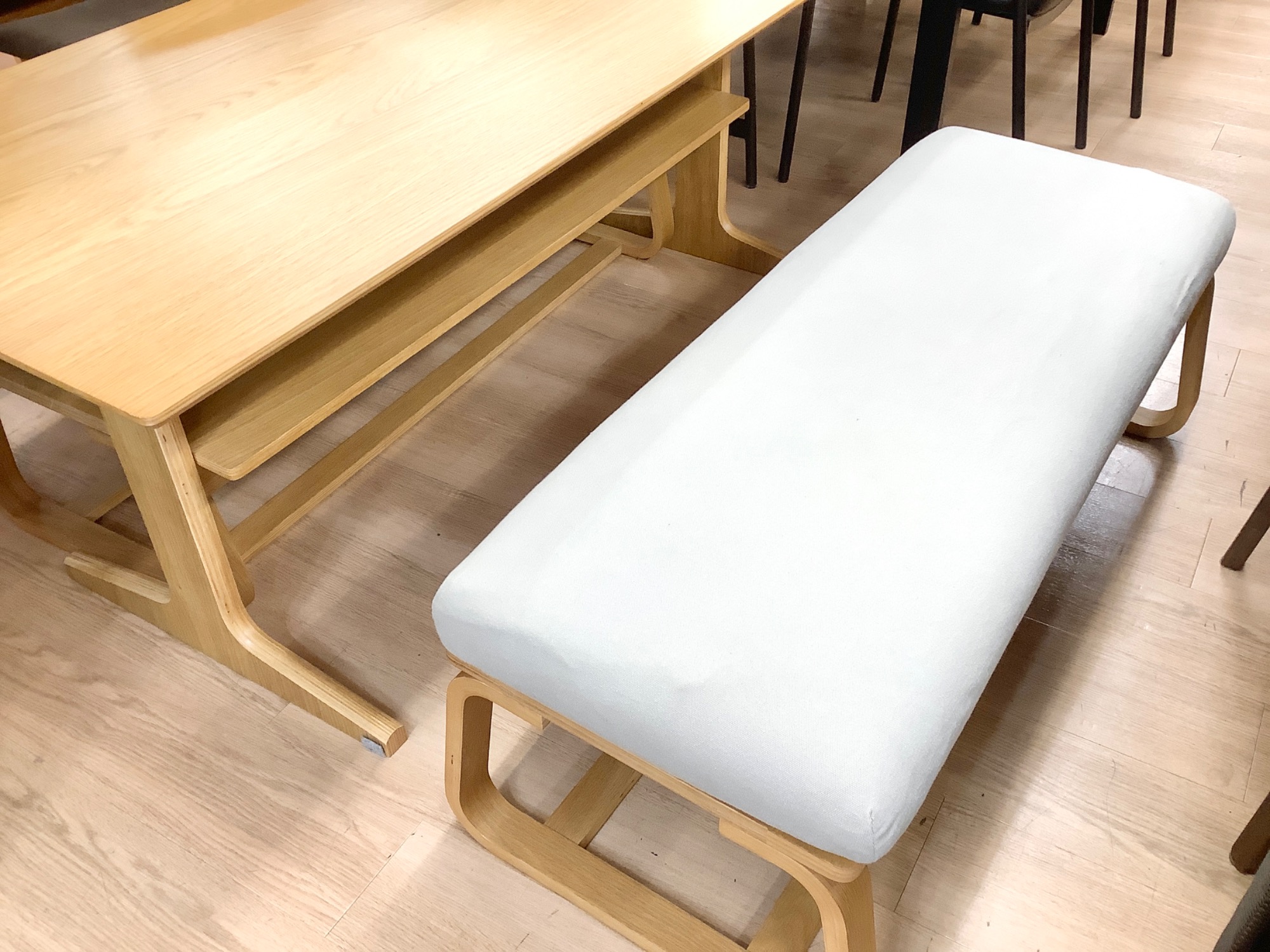 お値下げしました！無印良品 ダイニング3点セット【トレファク 川越店】 無印良品】ダイニング3点セットのご紹介です！｜2024年03月28日