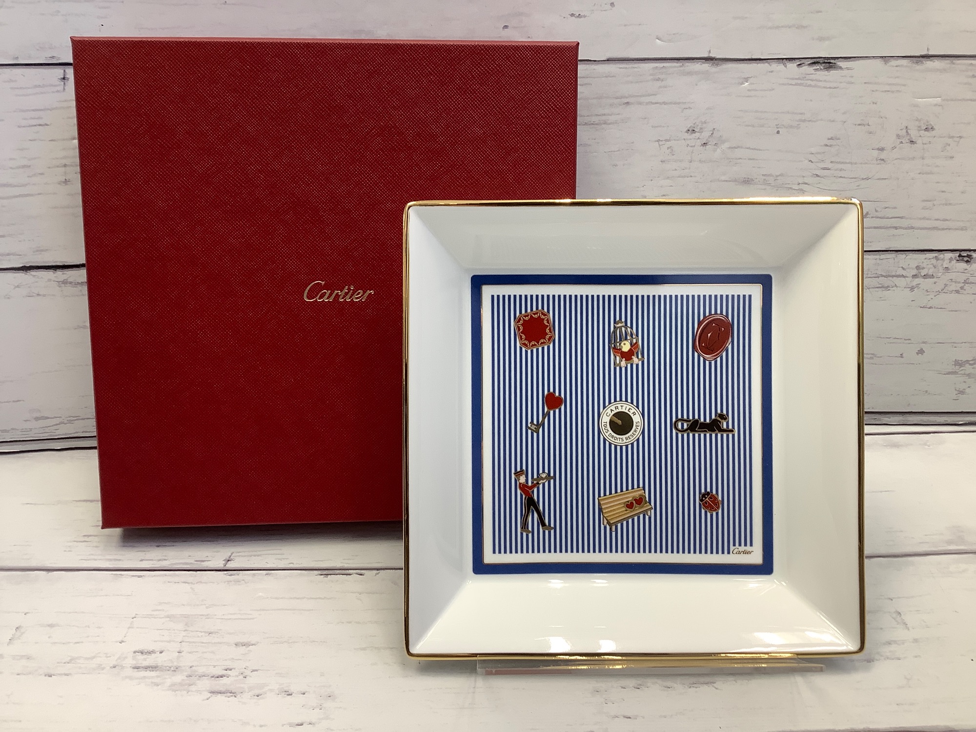 Cartier(カルティエ)のスクエアプレート ディアボロドゥカルティエが